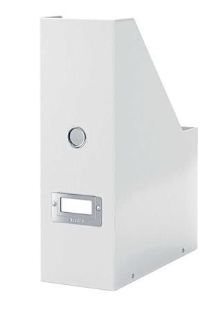 Iratpapucs, PP/karton, 95 mm, LEITZ "Click&Store", fehér