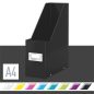   Iratpapucs, PP/karton, 95 mm, LEITZ "Click&Store", fekete