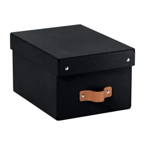 Tárolódoboz, S méret, LEITZ "Puro", fekete