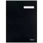 Aláírókönyv, A4, 20 részes, karton, ESSELTE, fekete
