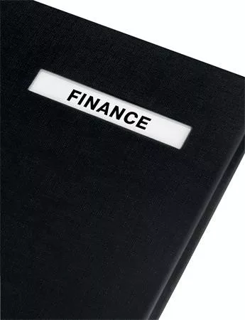 Aláírókönyv, A4, 20 részes, karton, ESSELTE, fekete