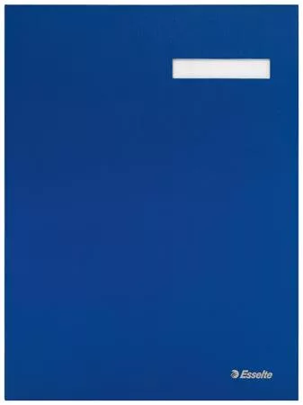 Aláírókönyv, A4, 20 részes, karton, ESSELTE, kék