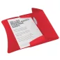   Gumis mappa, 15 mm, PP, A4, ESSELTE "Vivida", piros