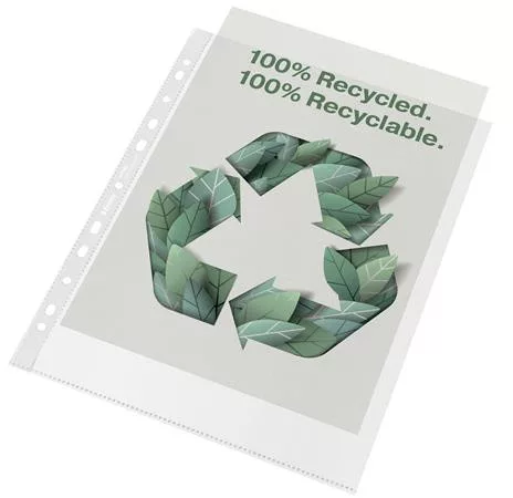 Genotherm, lefűzhető, A4 Maxi, 70 mikron, narancsos felület, ESSELTE "Recycled"