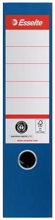 Iratrendező, 75 mm, A4, élvédő sínnel, ESSELTE "No.1", kék
