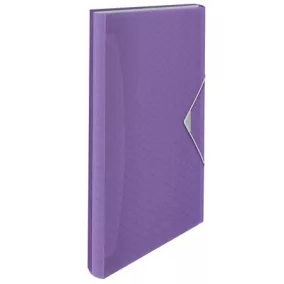   Harmonikamappa, A4, PP, 6 rekeszes, ESSELTE "Colour'Breeze", levendula