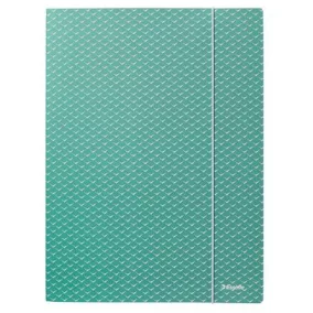   Gumis mappa, karton, A4, ESSELTE "Colour'Breeze", zöld