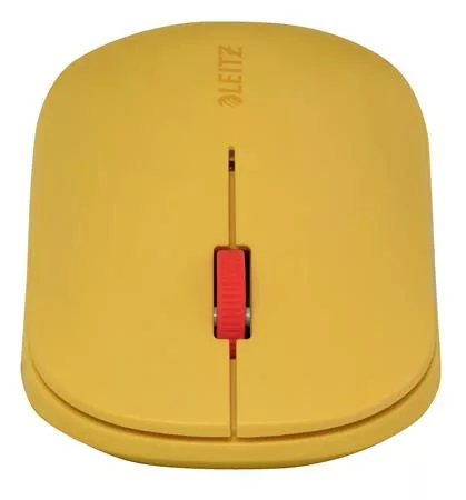 Egér, vezeték nélküli, Bluetooth, LEITZ "Cosy", melegsárga