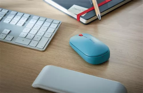 Egér, vezeték nélküli, Bluetooth, LEITZ "Cosy", nyugodtkék