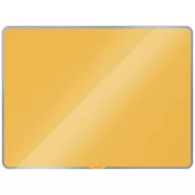   Mágneses üvegtábla, 80x60 cm, LEITZ "Cosy", melegsárga