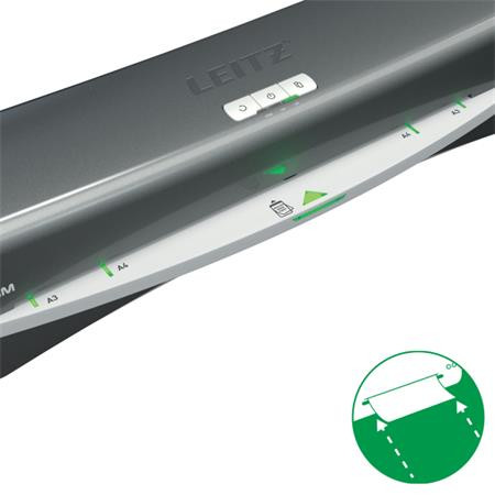 Laminálógép, A3, 80-125 mikron, LEITZ "iLam Office", ezüst