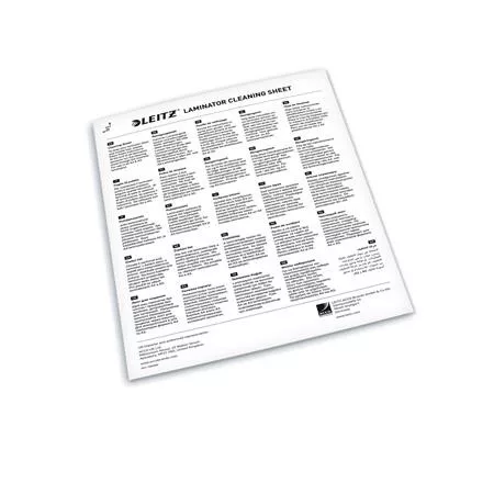 Laminálógép tisztítókarton, A4, LEITZ