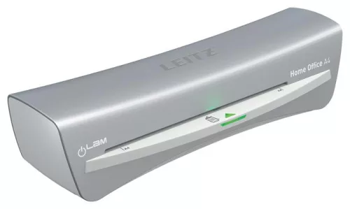 Laminálógép, A4, 75-125 mikron, LEITZ "iLam Home Office", szürke