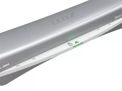Laminálógép, A4, 75-125 mikron, LEITZ "iLam Home Office", szürke