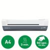 Lamináló készlet, A4, 80-125 mikron, LEITZ "iLam Home 4-in-1", fehér