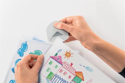 Lamináló készlet, A4, 80-125 mikron, LEITZ "iLam Home 4-in-1", fehér