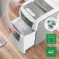   Iratmegsemmisítő, konfetti, 150 lap, LEITZ "IQ AutoFeed Office 150 P4 Pro"
