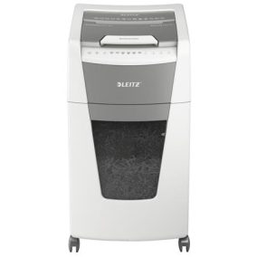   Iratmegsemmisítő, mikrokonfetti, 300 lap, LEITZ "IQ AutoFeed Office 300 P5 Pro"