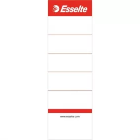   Cserecímke, iratrendezőhöz, kétoldalas, 50x158 mm, ESSELTE, fehér