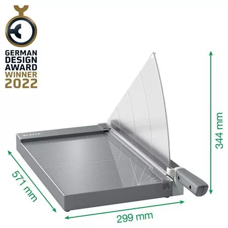 Vágógép, karos, A4+, 25 lap, LEITZ "Precision Office Pro A4+"