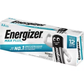 Elem, AA ceruza, 20 db, ENERGIZER "Max Plus"