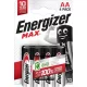 Elem, AA ceruza, 4 db, ENERGIZER "Max"
