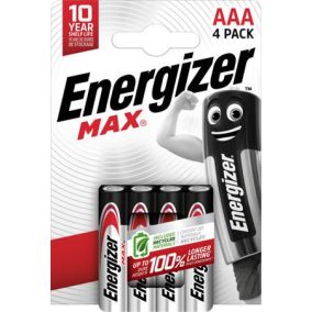 Elem, AAA mikro, 4 db, ENERGIZER "Max"