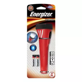   Elemlámpa, LED, 2xAA, vízálló, ENERGIZER "Waterproof"