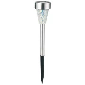   Entac Kerti Szolár Lámpa 400mm Rozsdamentes acél Mozaik Üveg 1 LED RGB 12/kínáló