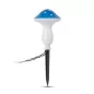   Entac Kerti Szolár Fényfüzér, Gomba, 20cm, 4db leszúrható LED, 4 színben