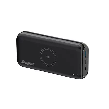 Power bank, vezeték nélküli, 20.000mAh, ENERGIZER
