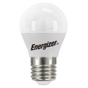   LED izzó, E27, golf gömb, 4,9W (40W), 470lm, 3000K, ENERGIZER