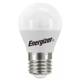   LED izzó, E27, golf gömb, 4,9W (40W), 470lm, 3000K, ENERGIZER