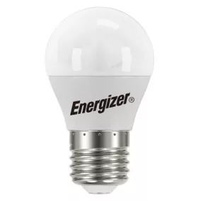   LED izzó, E27, golf gömb, 4,9W (40W), 470lm, 3000K, ENERGIZER