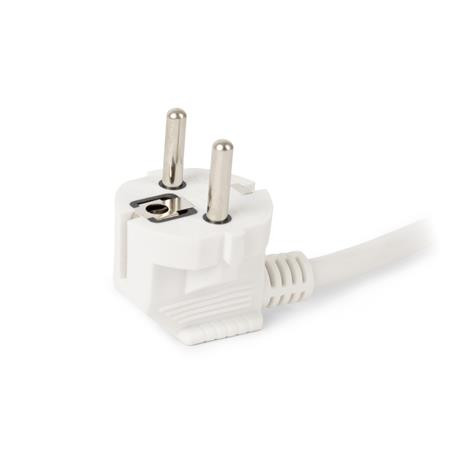 Elosztósor, 5 aljzat, 1,5 m, ENTAC, fehér