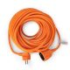 Hosszabbító, lengőaljzat, 20m, ENTAC, narancs