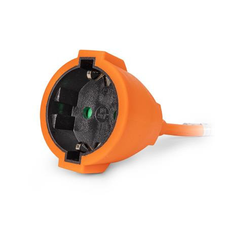 Hosszabbító, lengőaljzat, 20m, ENTAC, narancs