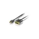 HDMI - DVI-D kábel, aranyozott, 2 m, EQUIP