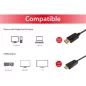 Átalakító kábel, DisplayPort-HDMI, 3m, EQUIP