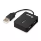 USB elosztó-HUB, 4 port, USB 2.0, EQUIP "Life"