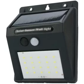 Entac Napelemes Műanyag Lámpa 1.2W SMD 3 mód PIR