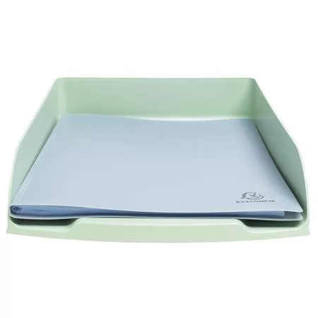 Irattálca, műanyag, EXACOMPTA "COMBO Styli AutentiK", zsálya