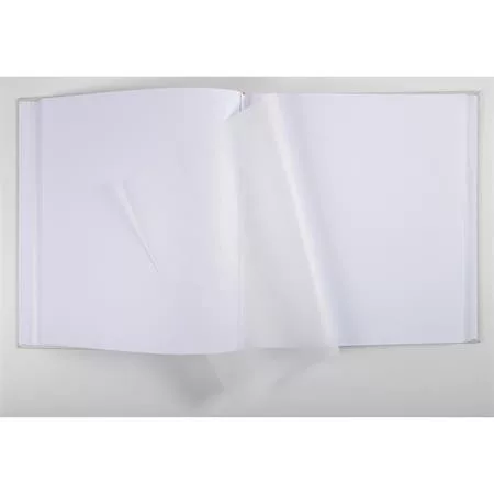 Fotóalbum, csavarozott gerincű, 29x32 cm, 30 lap, EXACOMPTA "CHAMPETRE", fehér