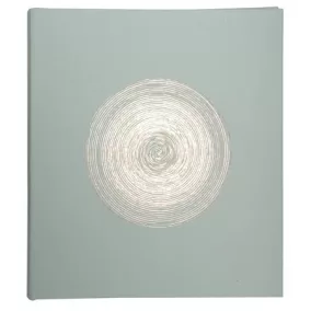   Fotóalbum, 29x32 cm, 30 lap, EXACOMPTA "Ellipse", szürkészöld