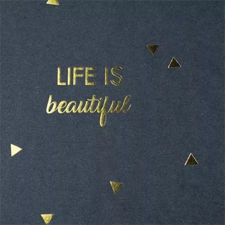 Fotóalbum, spirál, 32x22 cm, 25 lap, EXACOMPTA "Life", kék