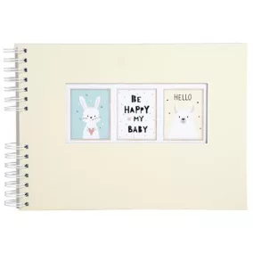 Kreatív scrapbook készlet, EXACOMPTA, pasztell sárga