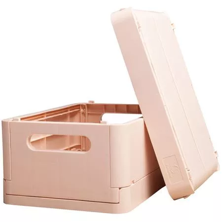 Tárolódoboz, A5+, összecsukható, EXACOMPTA "Skandi", nude