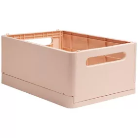   Tárolódoboz, A4+, összecsukható, EXACOMPTA "Skandi", nude