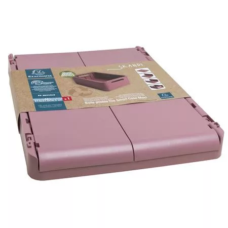 Tárolódoboz, A4+, összecsukható, EXACOMPTA "Skandi", rózsaszín