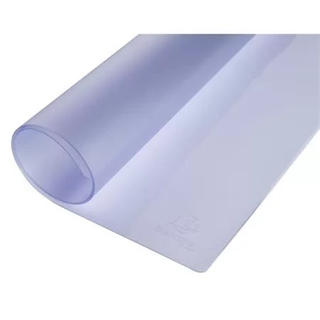 Könyökalátét, PVC, 500x650 mm, EXACOMPTA, áttetsző
